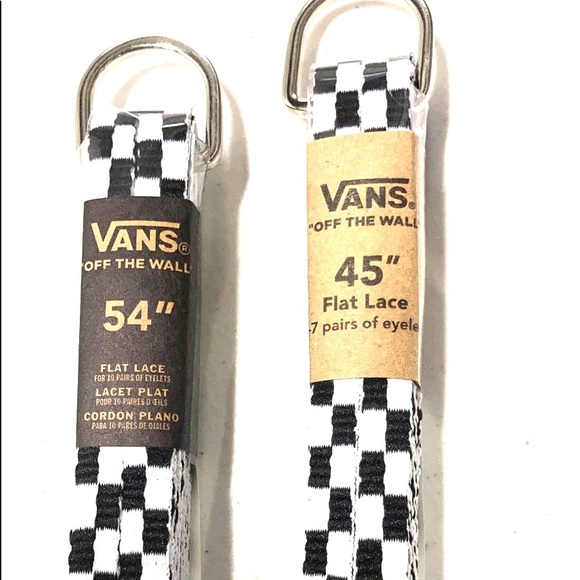 💖MEGA SALE💖VANS Laces Checkerboard Unisex 54” VN0001TTHU0 - Picture 4 of 4